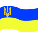 download Flag Of Ukraine With Coat Of Arms clipart image with 0 hue color