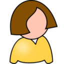 download Woman clipart image with 0 hue color