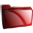 Folder Icon Red Empty