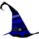 download Witch Hat clipart image with 315 hue color