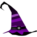 download Witch Hat clipart image with 0 hue color
