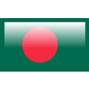 download Glossy Bangladesh Flag clipart image with 0 hue color
