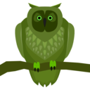 download Owl clipart image with 45 hue color