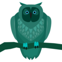download Owl clipart image with 135 hue color