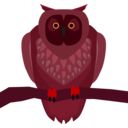 download Owl clipart image with 315 hue color