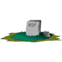 download Grave R I P clipart image with 45 hue color