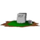 download Grave R I P clipart image with 0 hue color