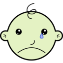 download Baby Crying clipart image with 45 hue color