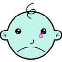 download Baby Crying clipart image with 135 hue color
