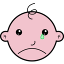 download Baby Crying clipart image with 315 hue color