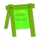 download House For Sale clipart image with 45 hue color