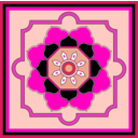 download Orient Carpet Design clipart image with 315 hue color