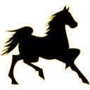 download Fire Horse clipart image with 45 hue color