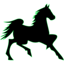 download Fire Horse clipart image with 135 hue color