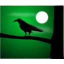 download Raven Illustration clipart image with 225 hue color