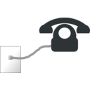 download Phone Line clipart image with 0 hue color
