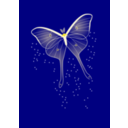 download Bright Butterfly clipart image with 0 hue color