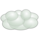 download Cloud clipart image with 225 hue color