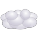 download Cloud clipart image with 0 hue color