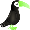 download Simple Toucan clipart image with 45 hue color