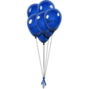 download Balionai Balloons Blue clipart image with 0 hue color
