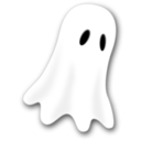 download Ghost clipart image with 135 hue color