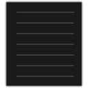 Monochrome Text Icon