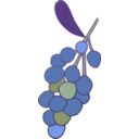 download Grapes clipart image with 135 hue color