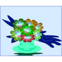 download Cheerful Bouquet clipart image with 135 hue color