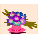 download Cheerful Bouquet clipart image with 315 hue color